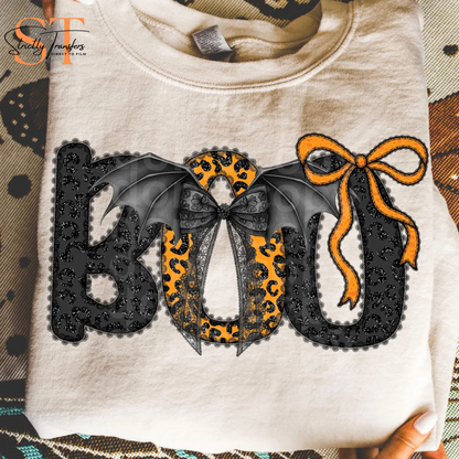 Boo Bat Bow Direct to Film Transfers