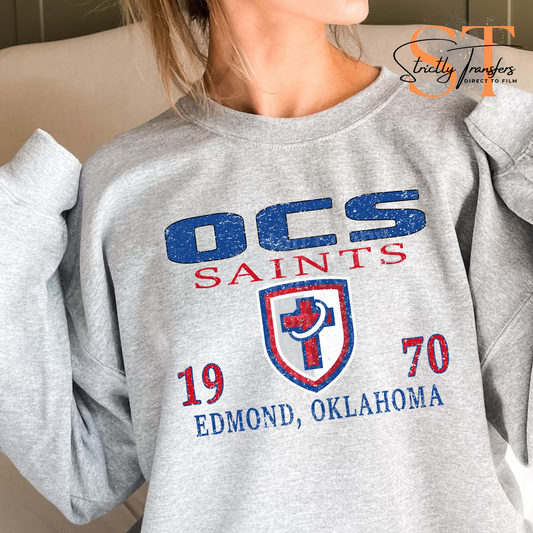 OCS Saints Weathered Direct to Film Transfers
