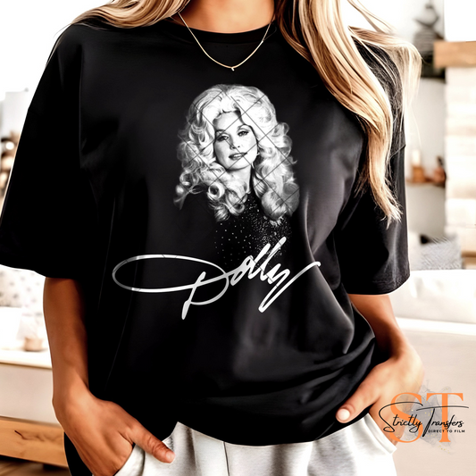 Dolly Parton Signature Direct to Film Transfers