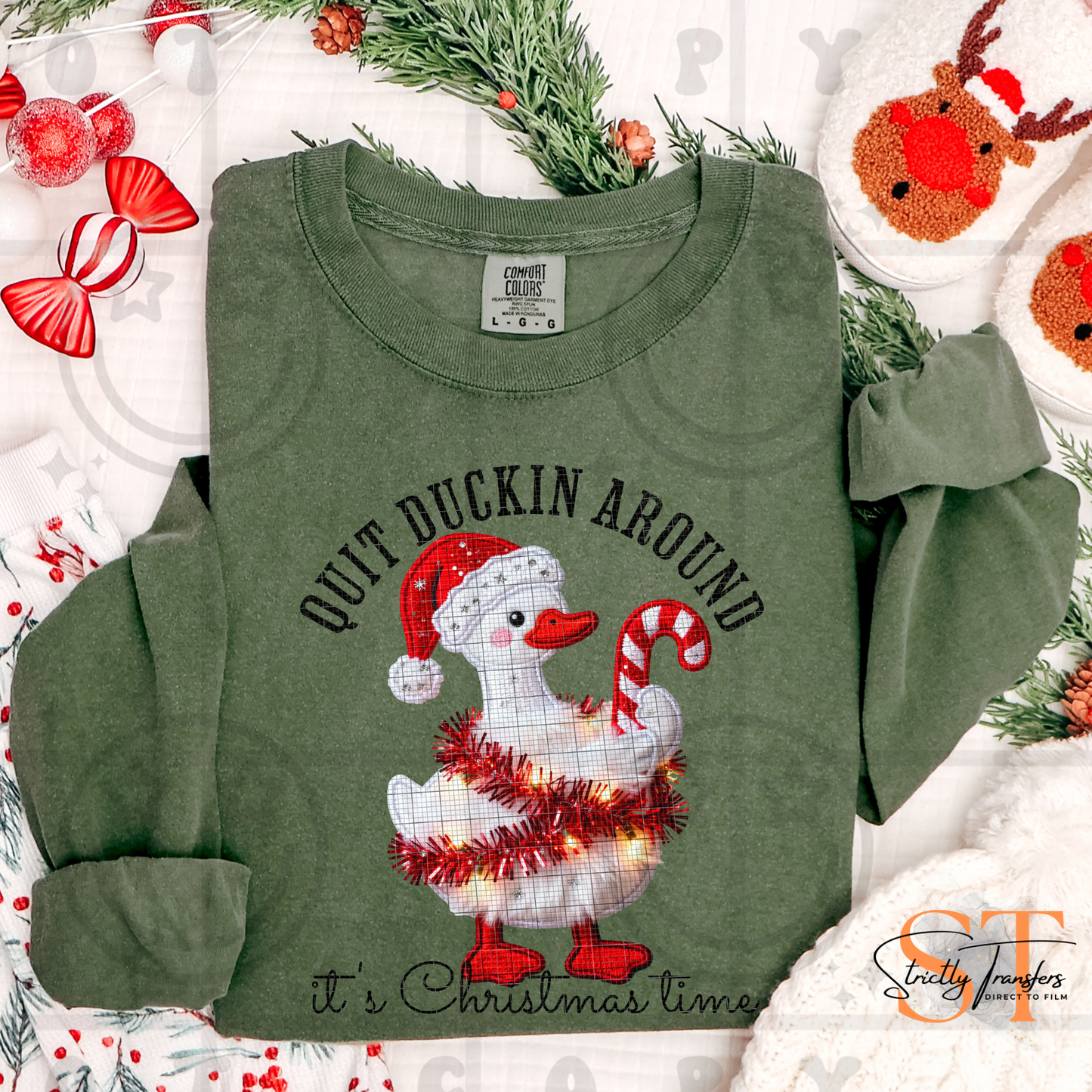 Quit Ducking Around - 2 options Direct to Film Transfers