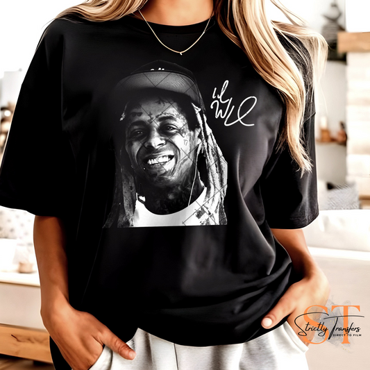 Lil Wayne Signature Direct to Film Transfers