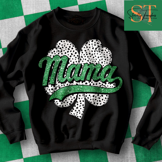 Lucky Mama Dot Shamrock Direct to Film Transfers