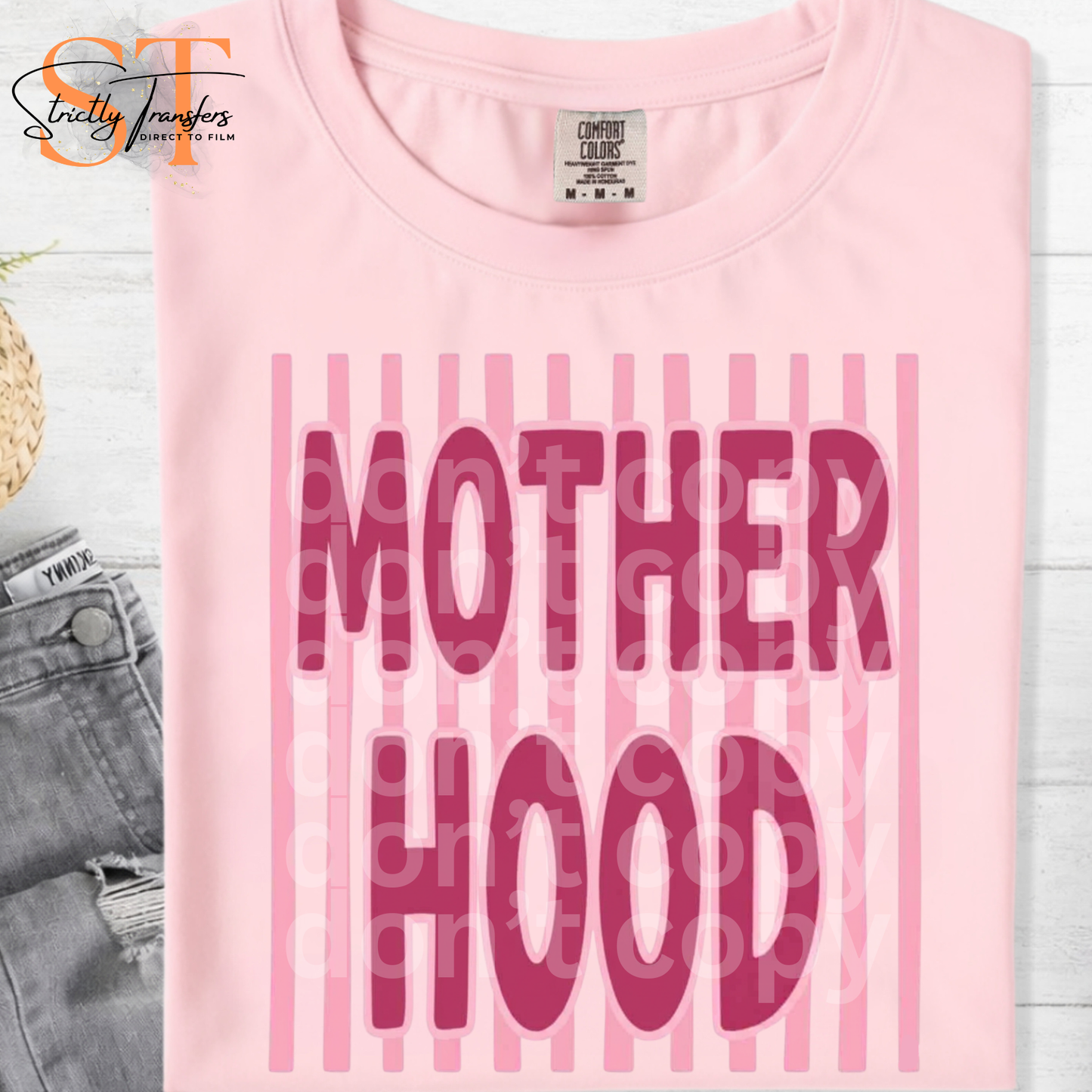 Motherhood Stripes - 2 colors Direct to Film Transfers