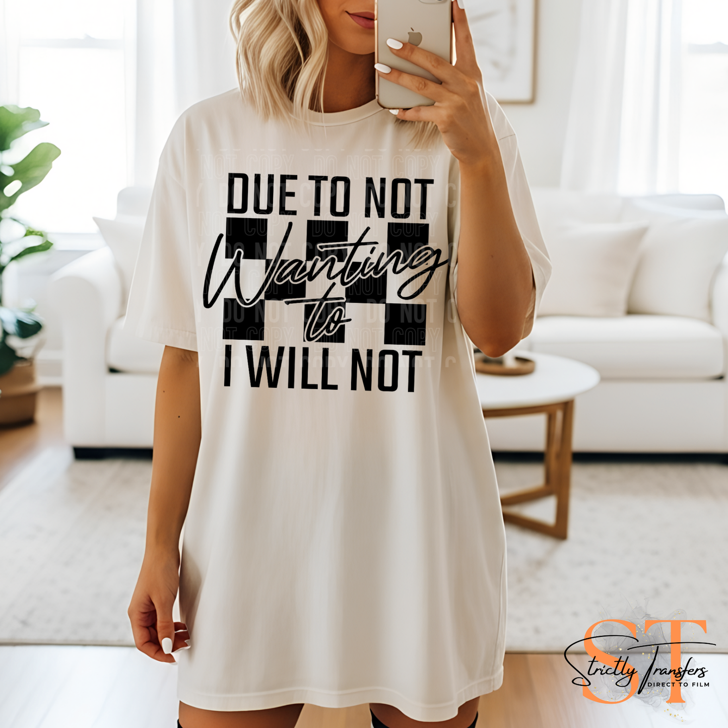 Due to Not Wanting to I will Not Direct to Film Transfers