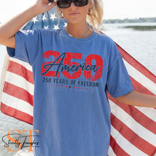 America 250 Direct to Film Transfers