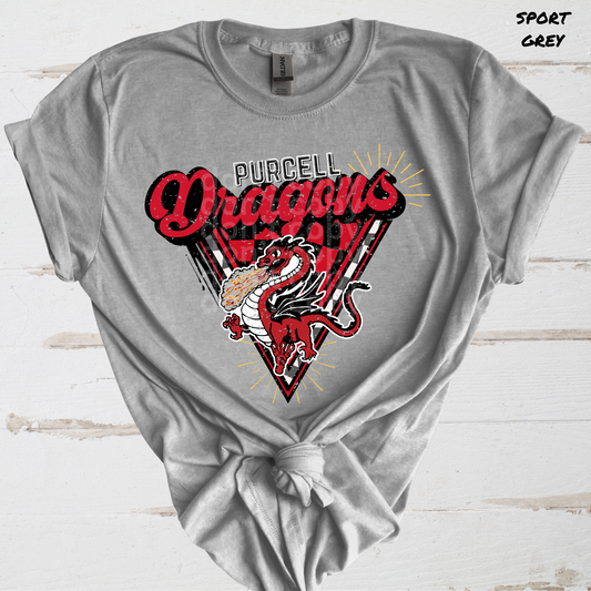 Retro/Vintage Purcell Dragons Direct to Film Transfers