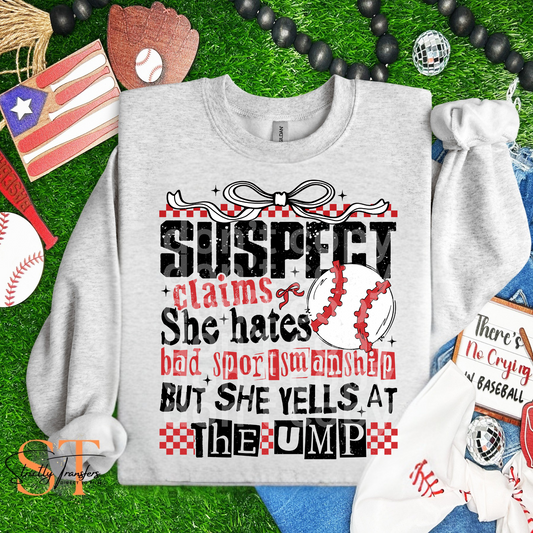 Suspect Claims she Hates Bad Sportsmanship Direct to Film Transfers