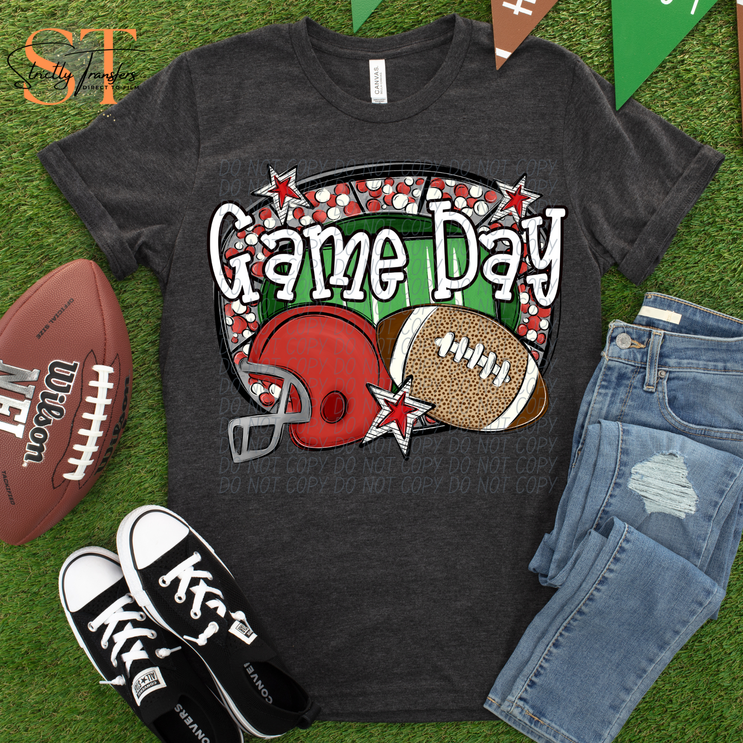 Game Day Football Rounds Direct to Film Transfers