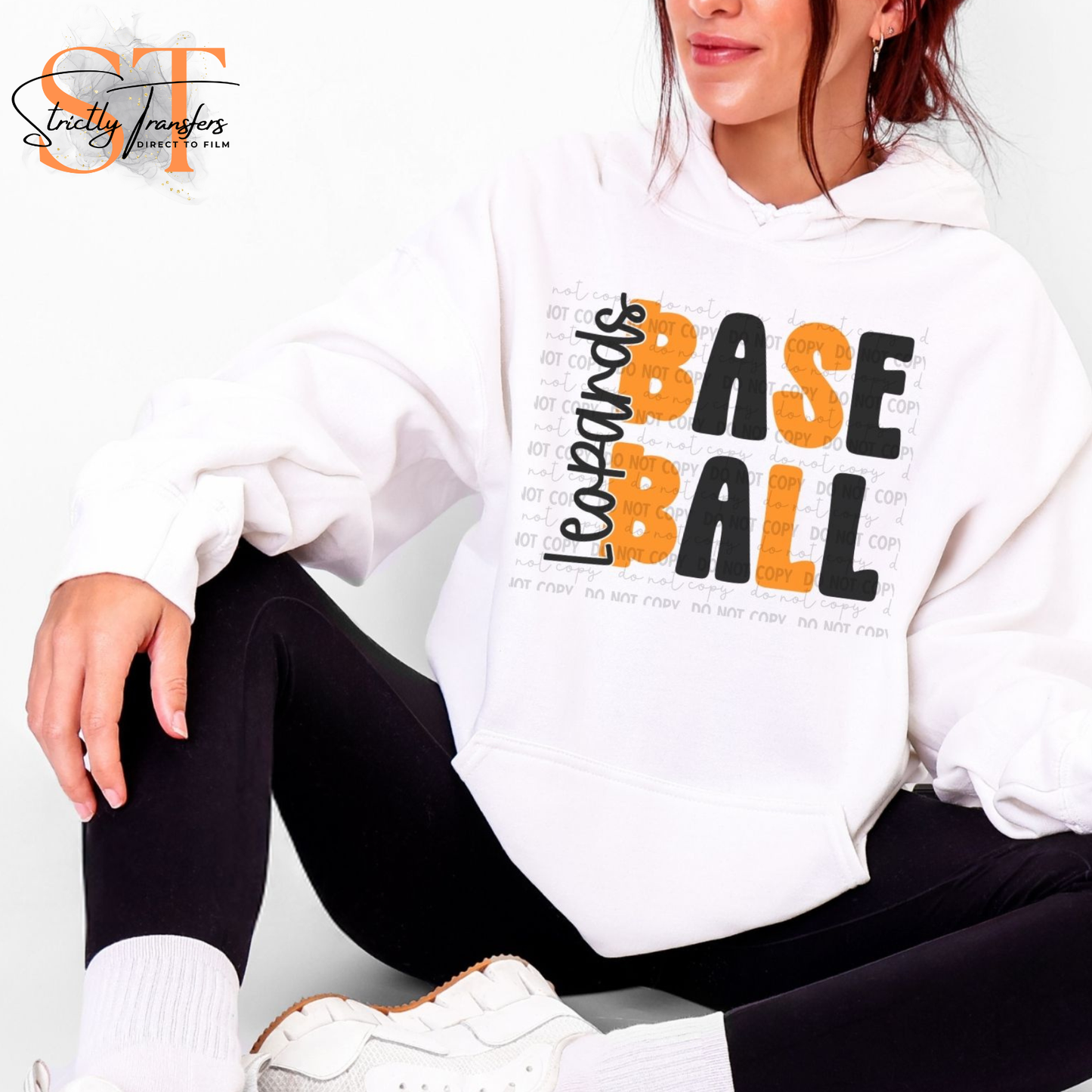 Leopards Bold Baseball Direct to Film Transfers