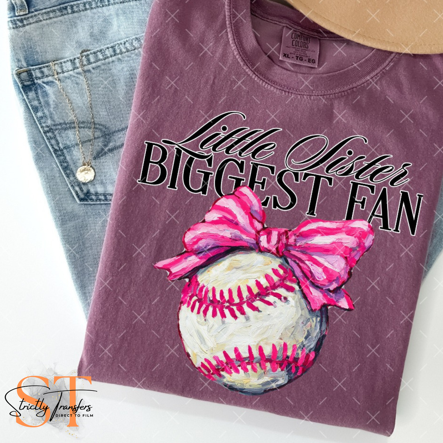 Little Sister Biggest Fan Baseball Direct to Film Transfers