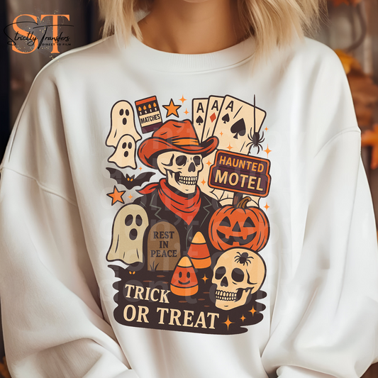 Trick or Treat Western Direct to Film Transfers