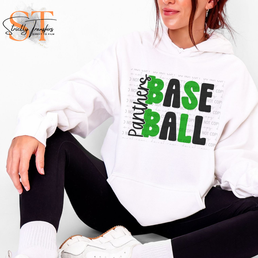 Panthers Bold Baseball Direct to Film Transfers