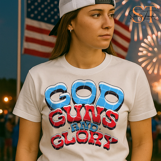 God Guns and Glory Direct to Film Transfers