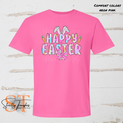 Happy Easter Painted Direct to Film Transfers