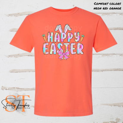 Happy Easter Painted Direct to Film Transfers