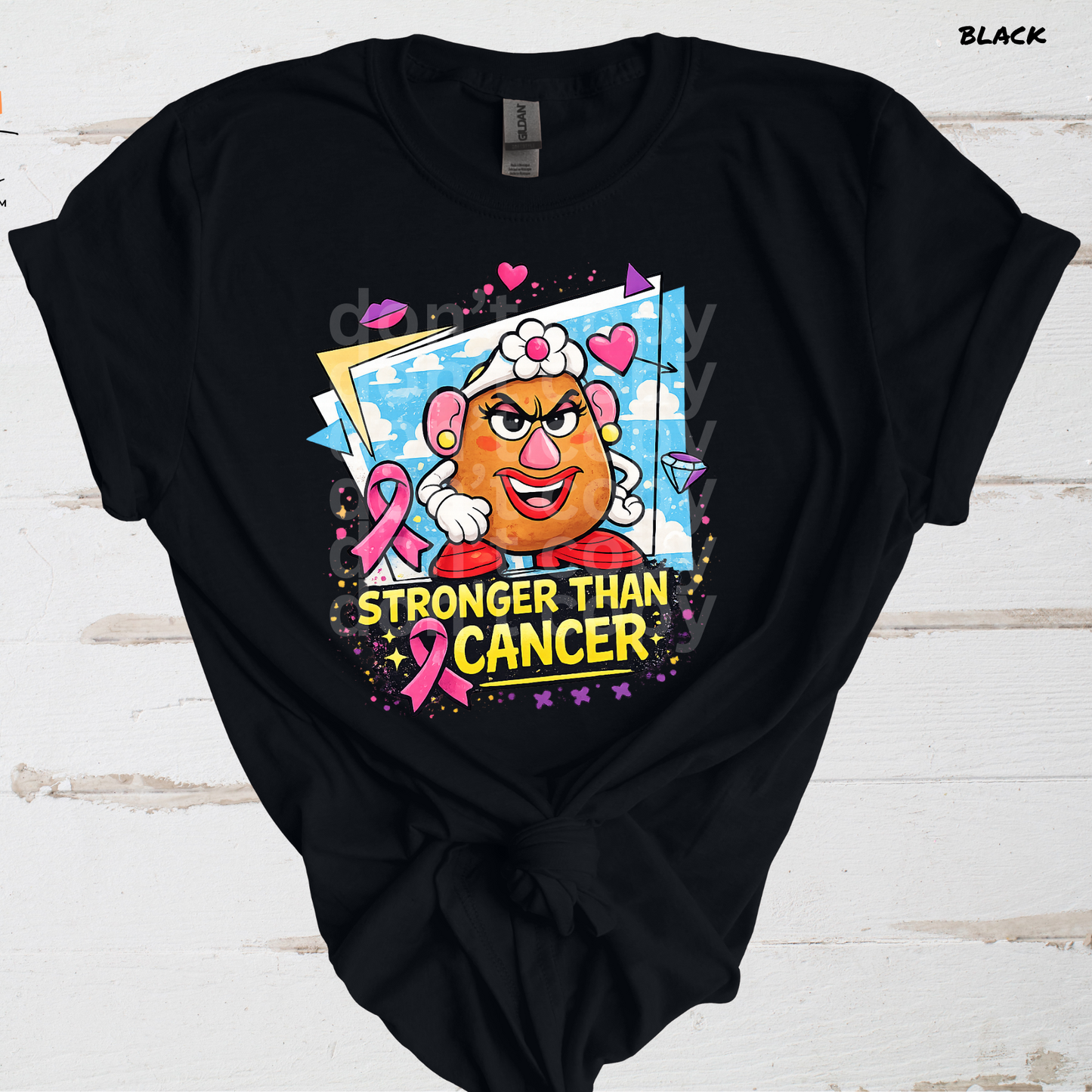 Stronger Than Cancer Direct to Film Transfers