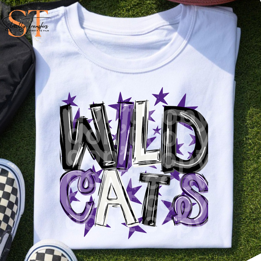 Wildcats Messy Spirit Direct to Film Transfers