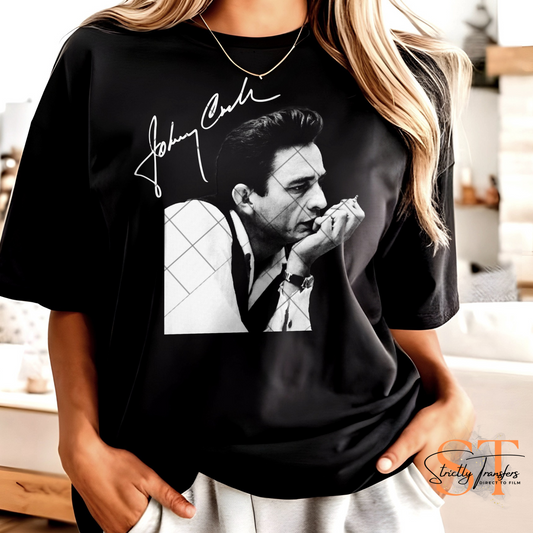 Johnny Cash Signature Direct to Film Transfers