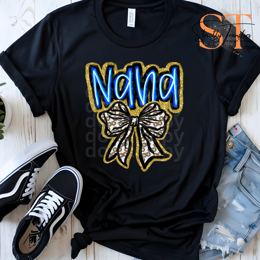 Autism Nana Infinity  Bow Direct to Film Transfers