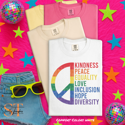 Pride Peace Direct to Film Transfers