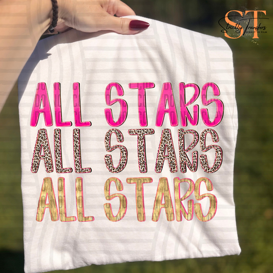 Pretty in Pink All Stars Direct to Film Transfers