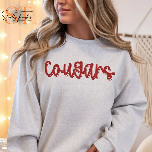 Cougars Script Direct to Film Transfers