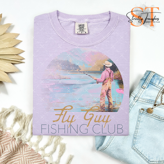 Fly Guy Fishing Club Direct to Film Transfers