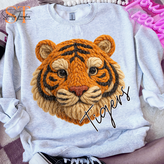 Tigers Faux Yarn Direct to Film Transfers