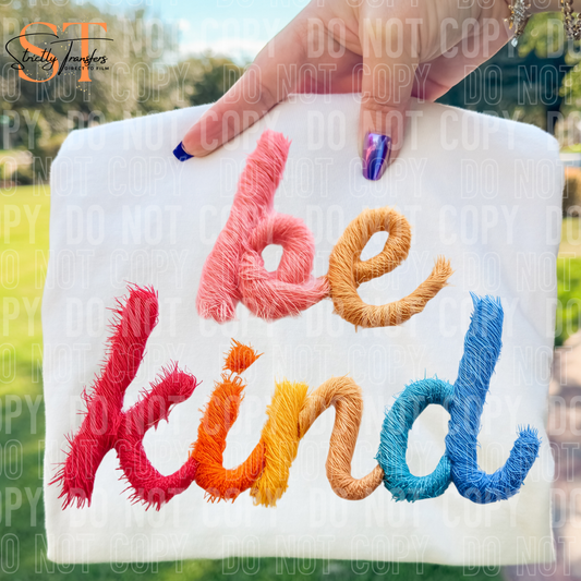 Be Kind Faux Yarn Direct to Film Transfers