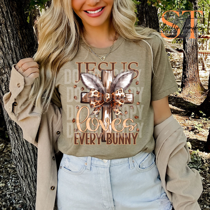 Jesus Loves Every Bunny Direct to Film Transfers