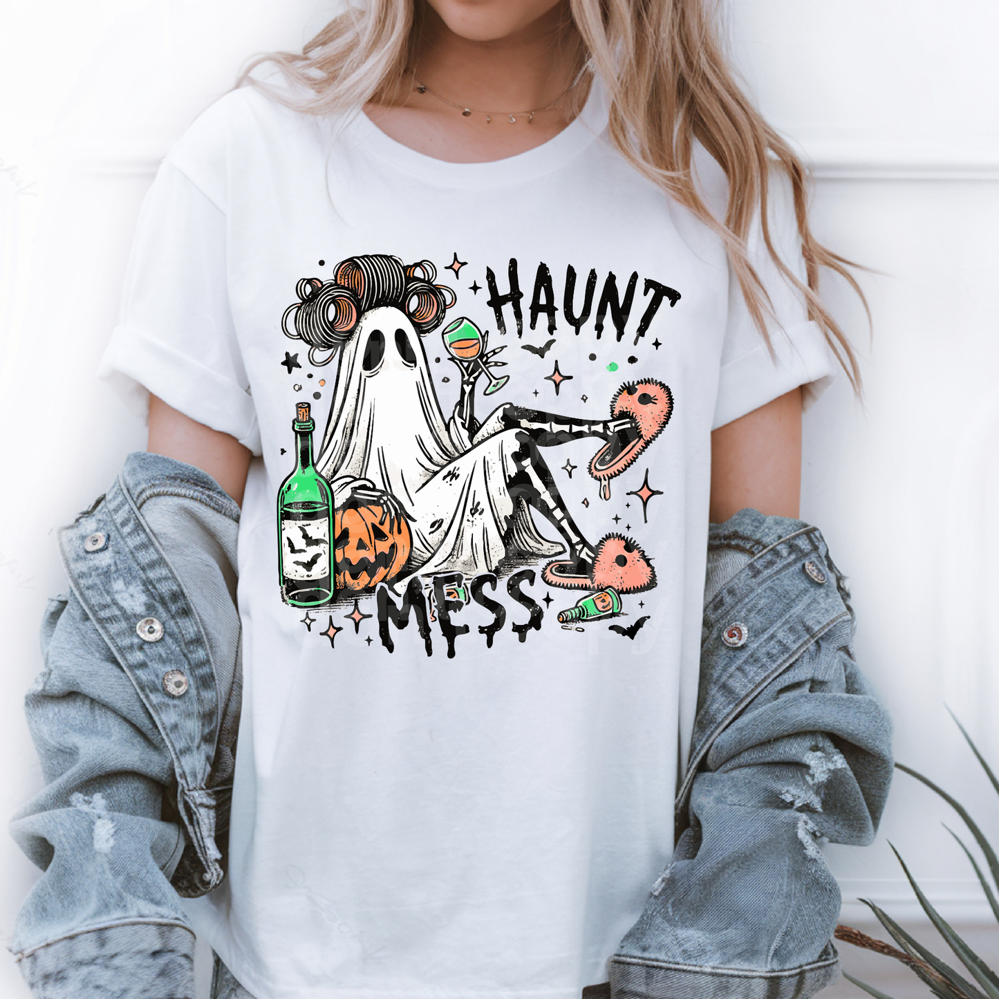 Haunt Mess - 2 colors Direct to Film Transfers