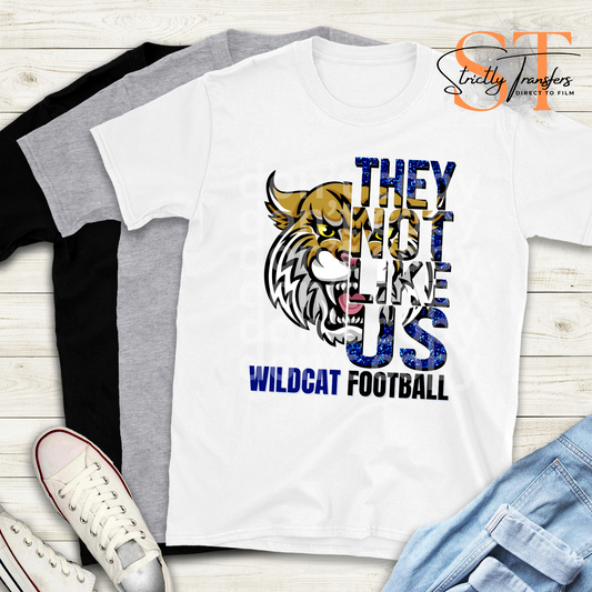 They Not Like Us Wildcats Blue Direct to Film Transfers