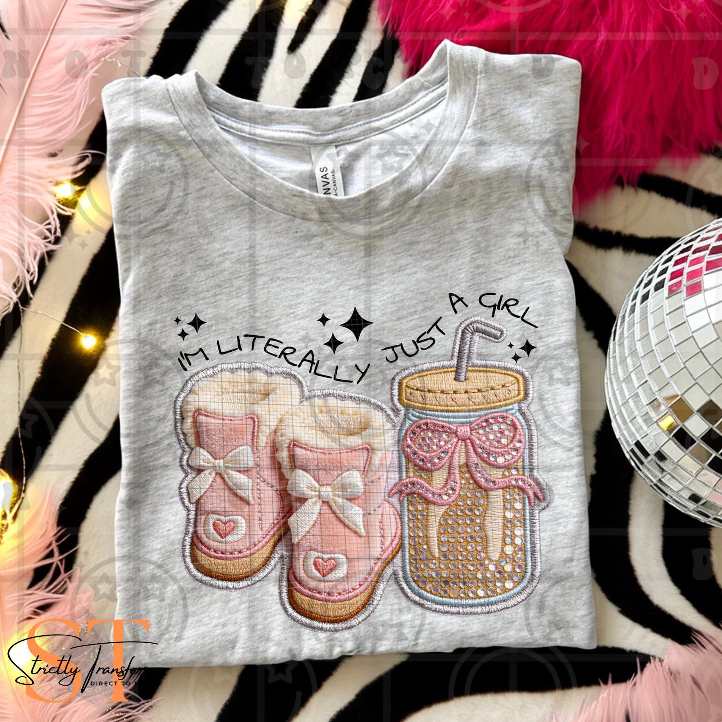 I'm Literally Just a Girl Direct to Film Transfers