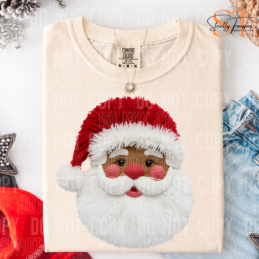 Santa Yarn Direct to Film Transfers