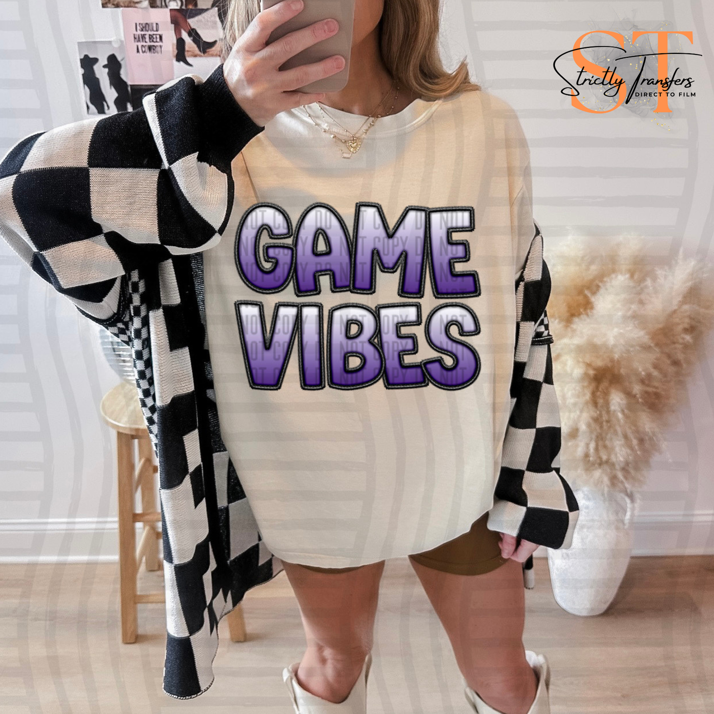 Game Vibes Solids - 9 Colors Direct to Film Transfers