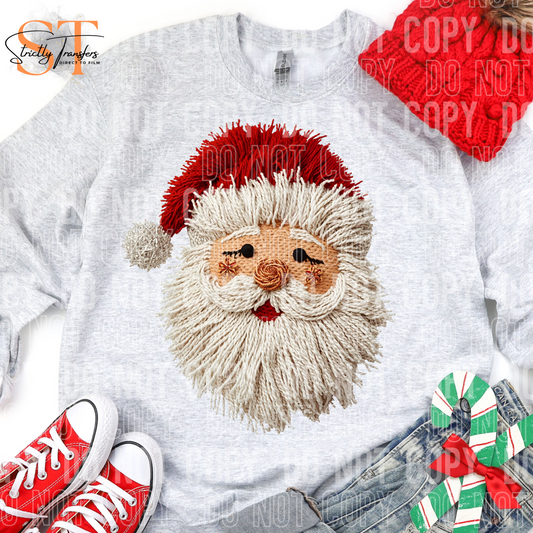 Santa Yarn String Direct to Film Transfers
