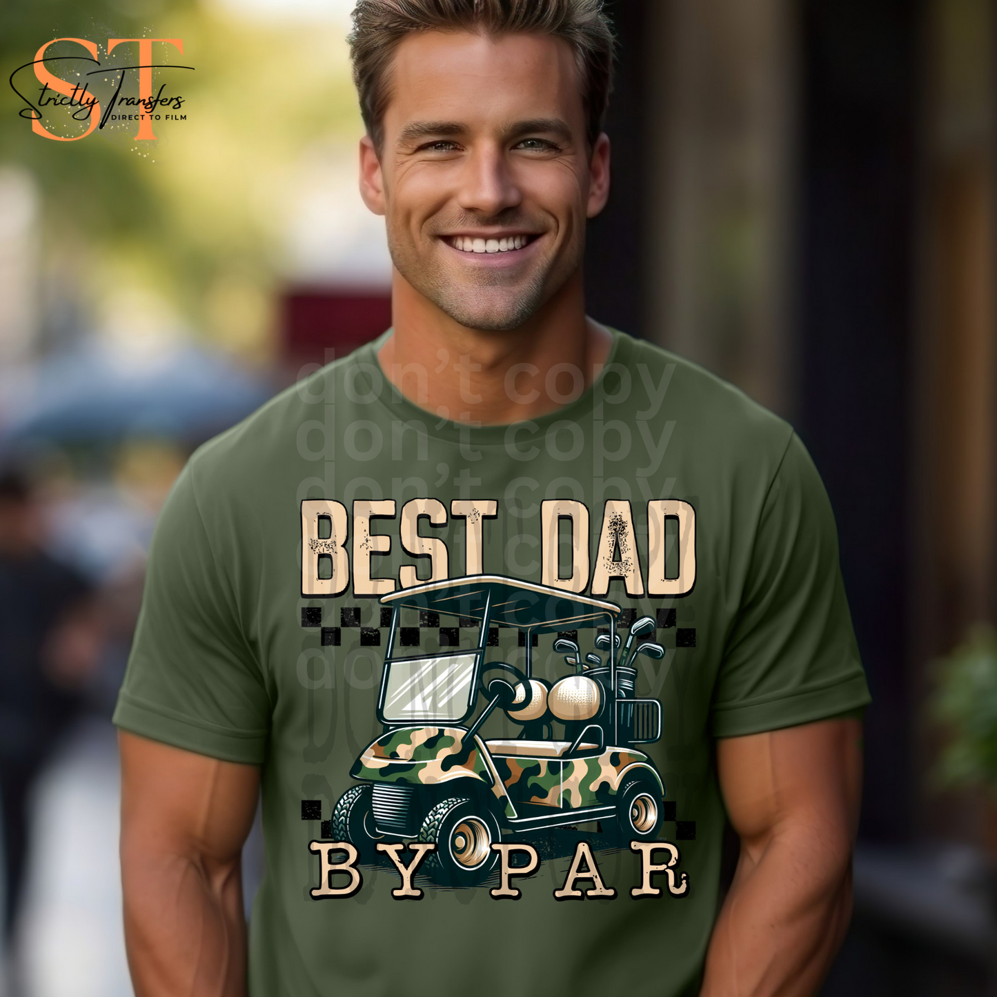 Best Dad by Par Direct to Film Transfers