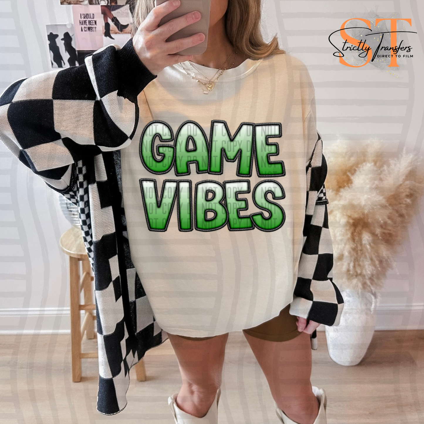 Game Vibes Solids - 9 Colors Direct to Film Transfers