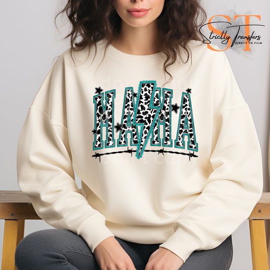 Mama Cow print Direct to Film Transfers