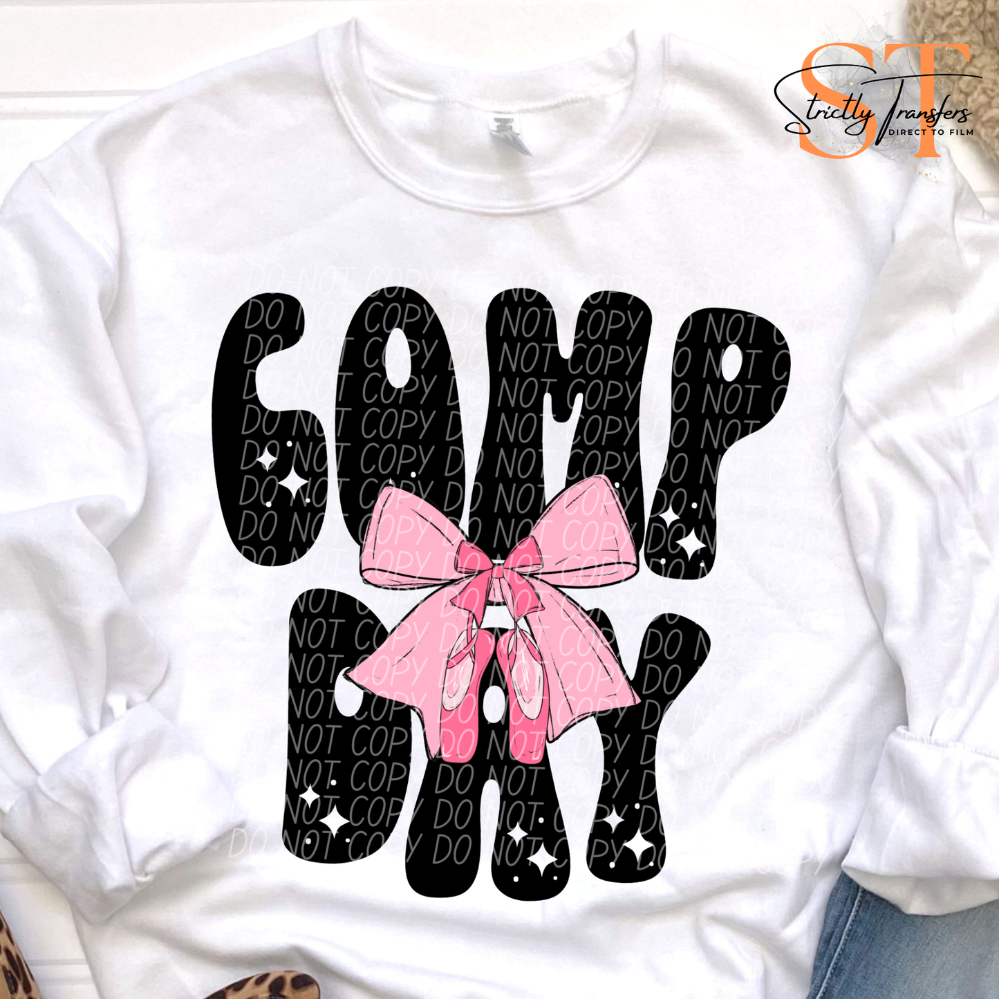 Game Day bows - 8 Sports Direct to Film Transfers