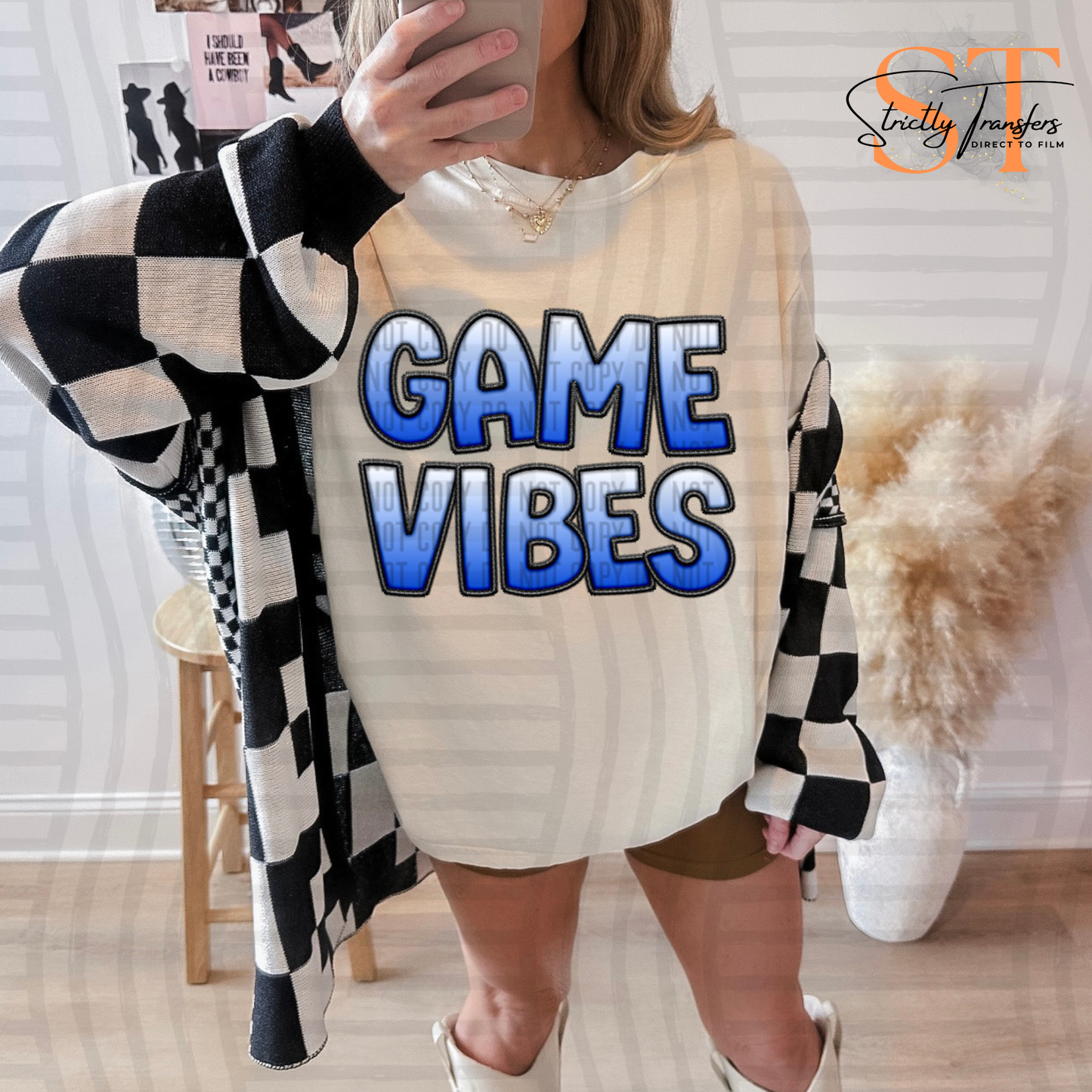 Game Vibes Solids - 9 Colors Direct to Film Transfers