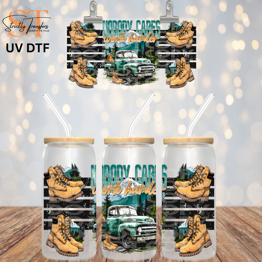 Nobody Cares UV Libbey Wrap Direct to Film Wraps