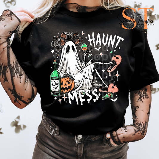 Haunt Mess - 2 colors Direct to Film Transfers