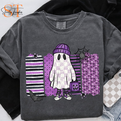 Purple Ghost Swatches Direct to Film Transfers