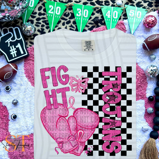Trojans Fight Pink Out Direct to Film Transfers