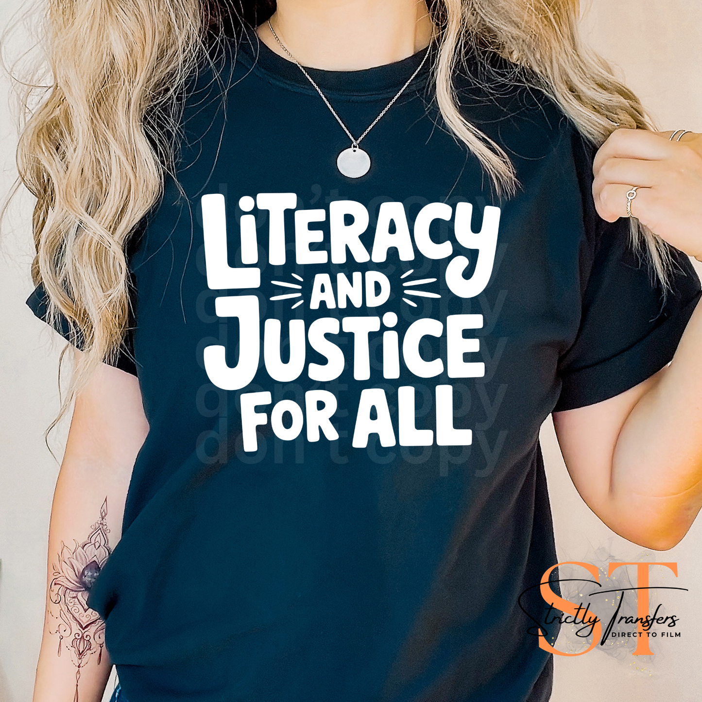 Literacy and Justice for All - 3 options Direct to Film Transfers