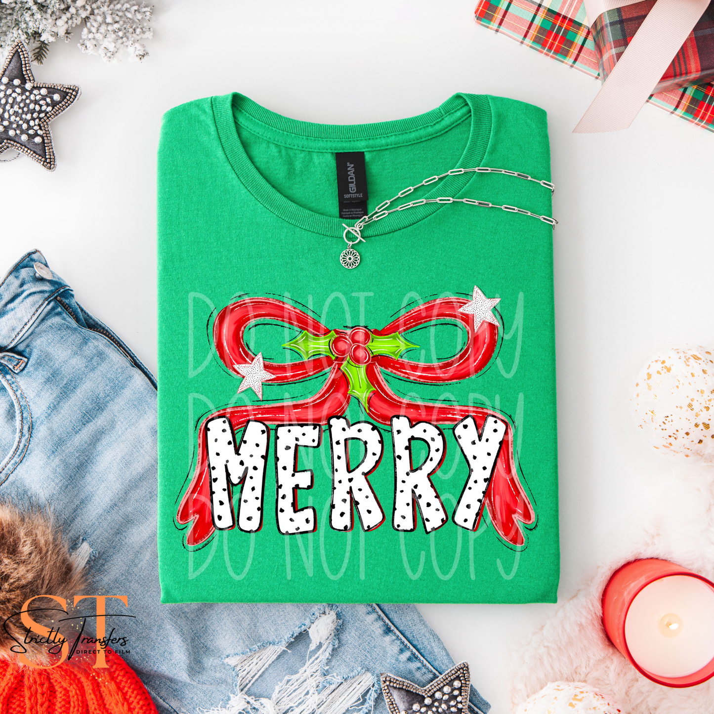 Merry Bow Direct to Film Transfers