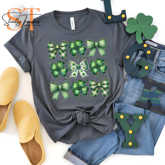 St. Patty's Coquette Bow Direct to Film Transfers