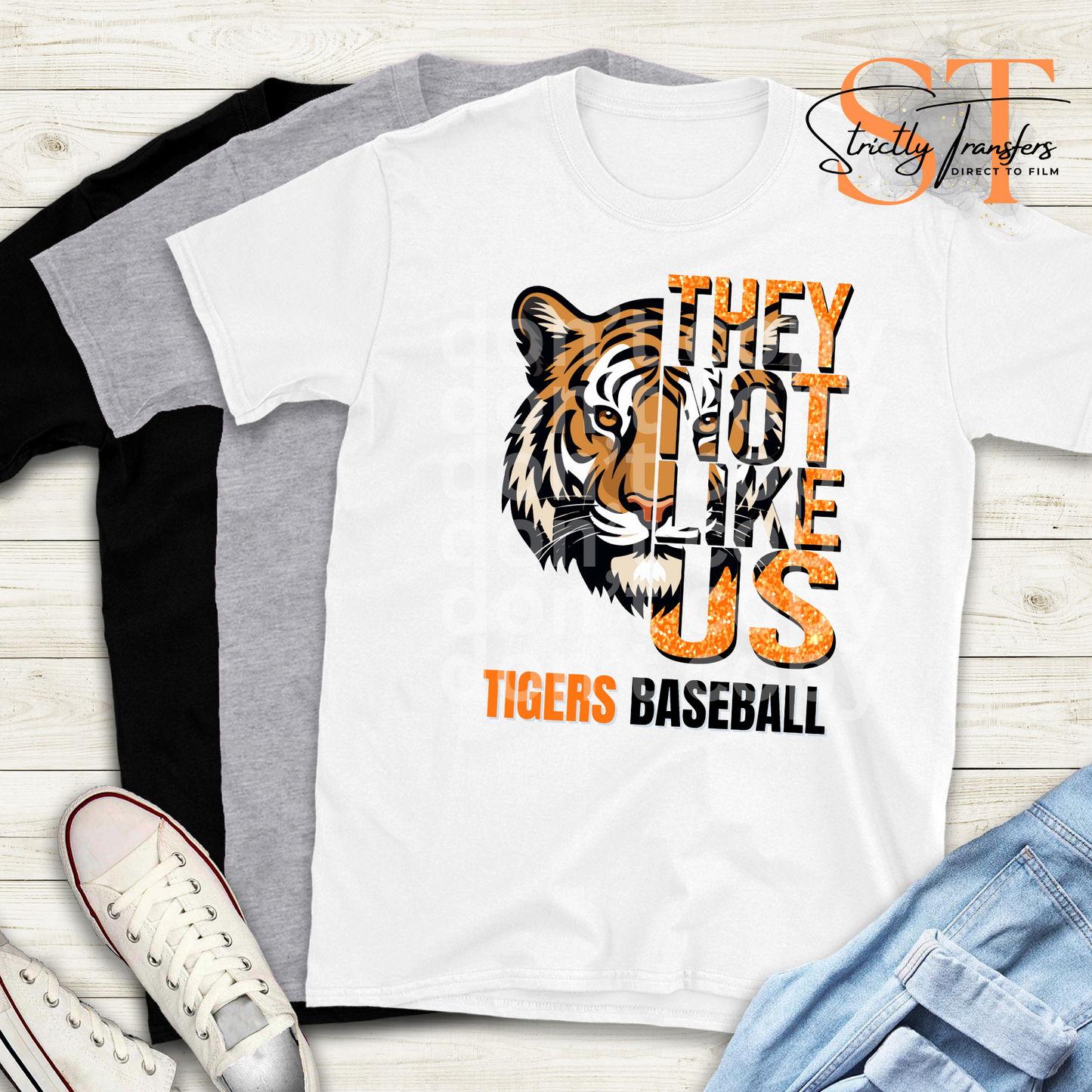 They Not Like Us Tigers Baseball Direct to Film Transfers