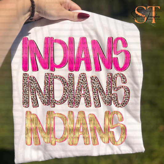 Pretty in Pink Indians Direct to Film Transfers